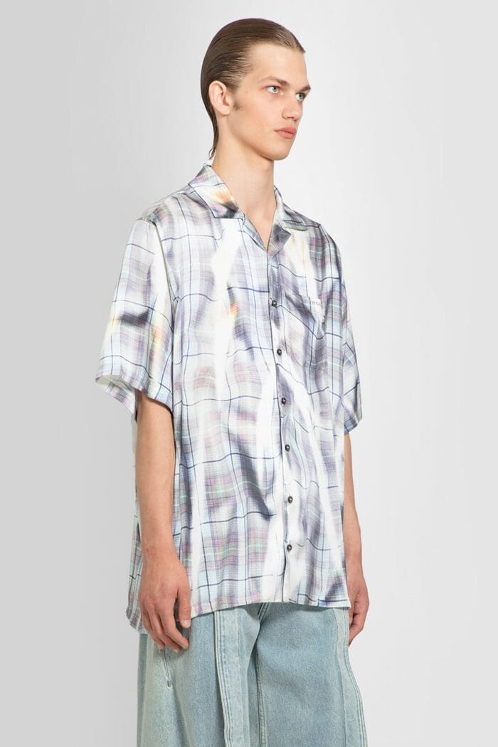 Y/PROJECT Bleached Check Shirt