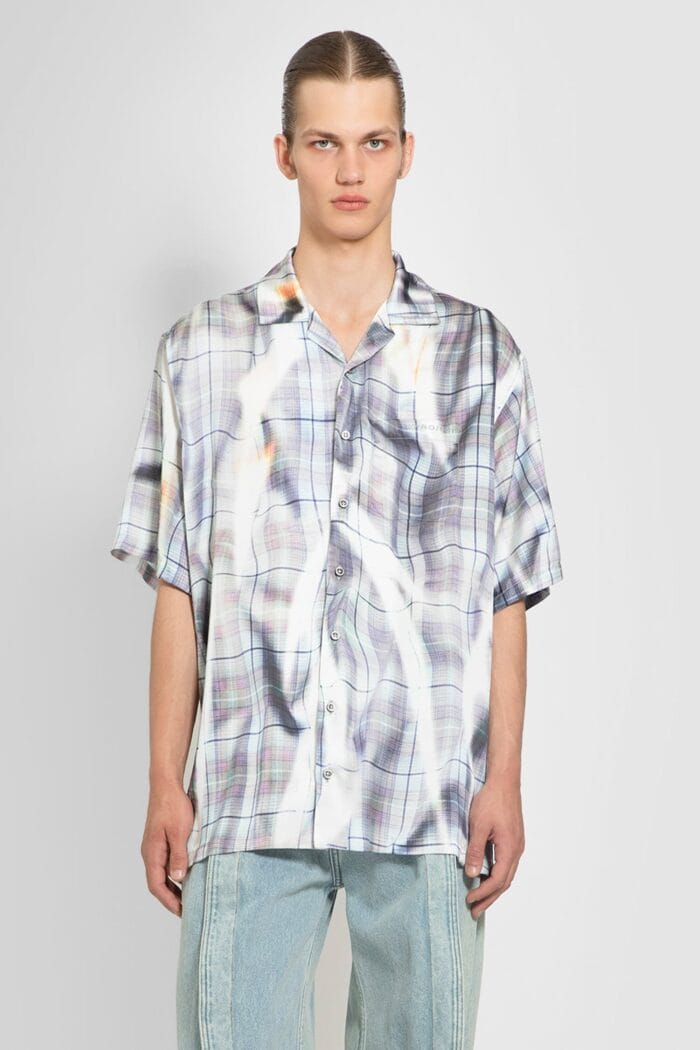 Y/PROJECT Bleached Check Shirt