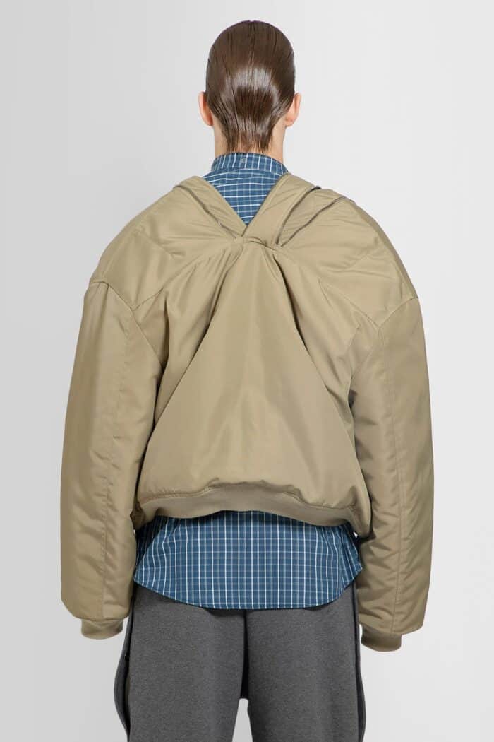 Y/PROJECT Double Zip Pinched Logo Bomber