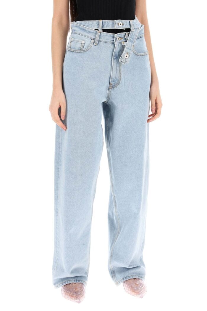 Y PROJECT Evergreen Double-waist Jeans