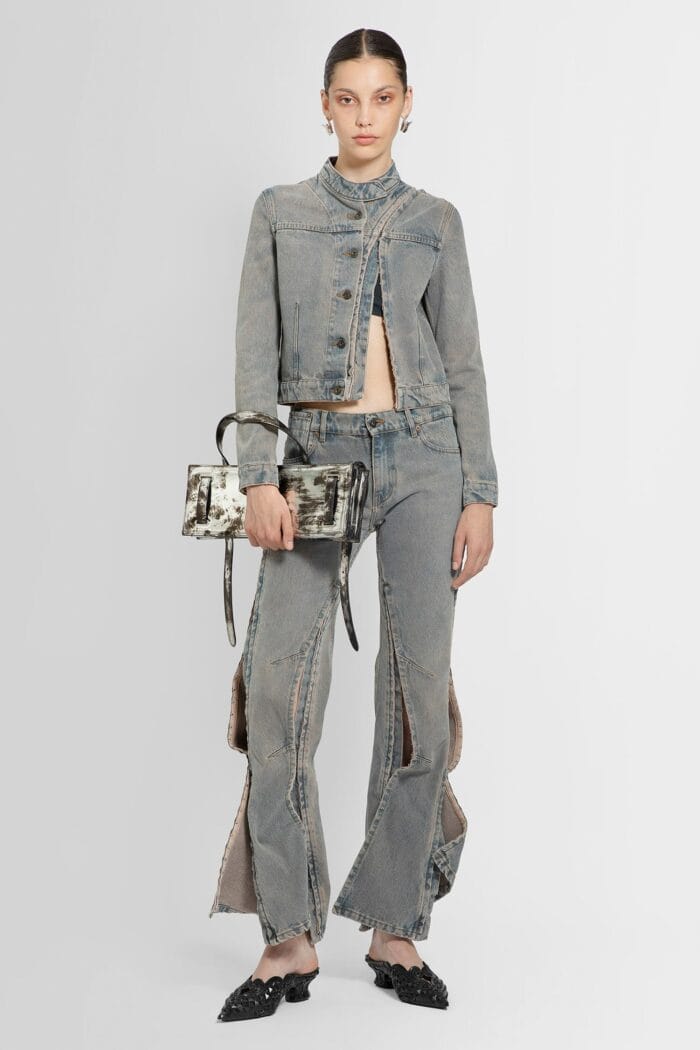 y/project hook and eye slim jeans Y/PROJECT Hook-and-eye Slim Jeans