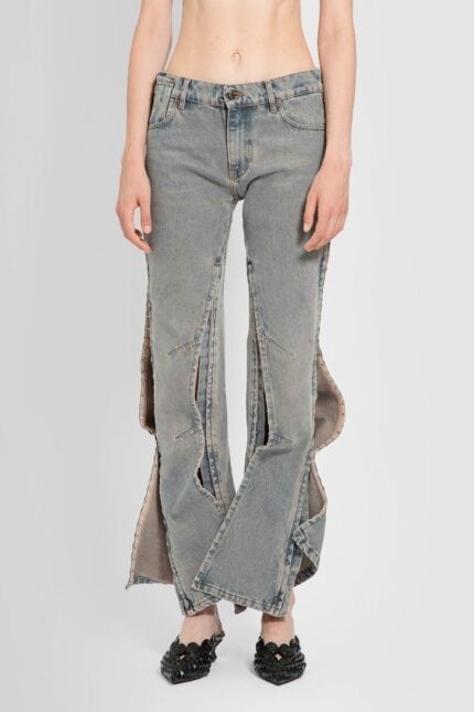 Y/PROJECT Hook-and-eye Slim Jeans