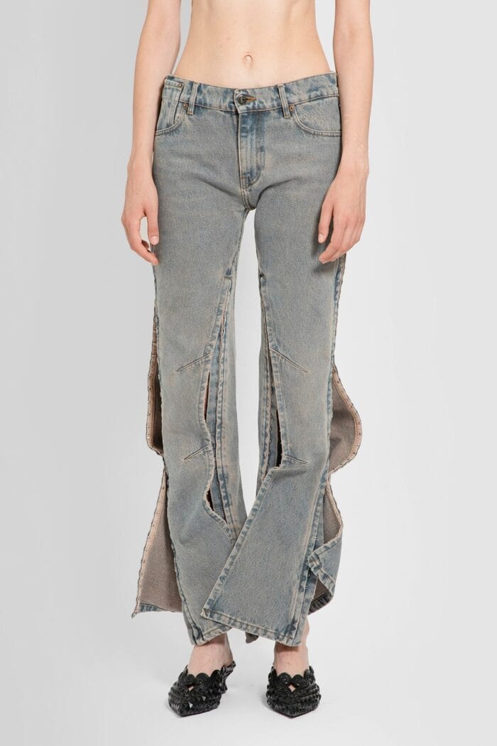 y/project hook and eye slim jeans Y/PROJECT Hook-and-eye Slim Jeans