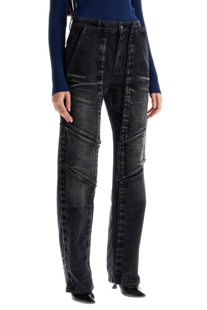 Y PROJECT Jeans With Velcro Panels