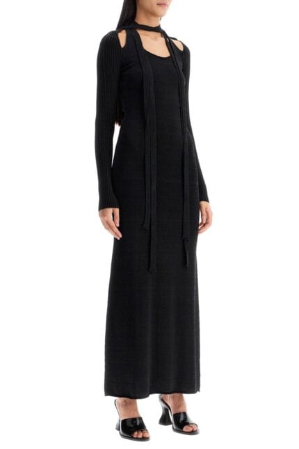 Y PROJECT Maxi Knit Dress In Italian