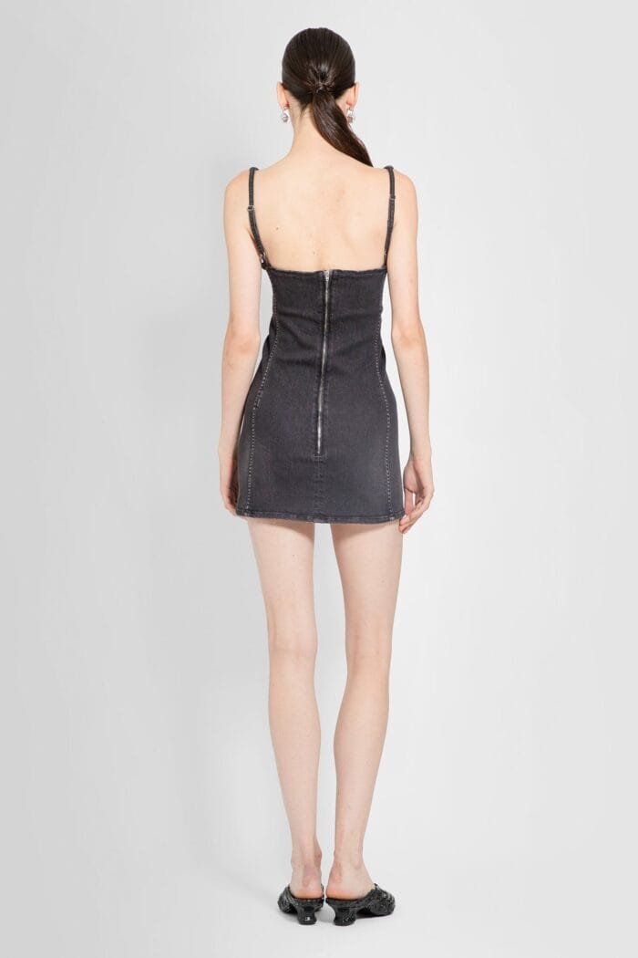 Y/PROJECT Scrunched Denim Mini Dress