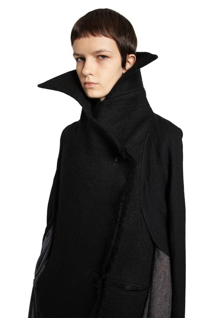 YEHUAFAN Oversized Wool Coat