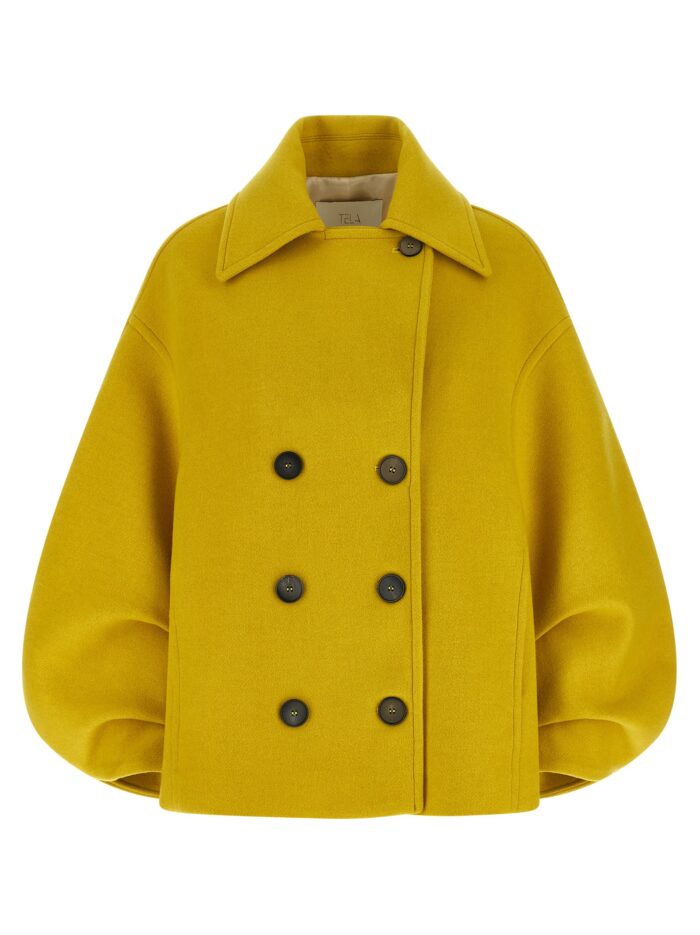 TELA Yellow 'Seth' Coat