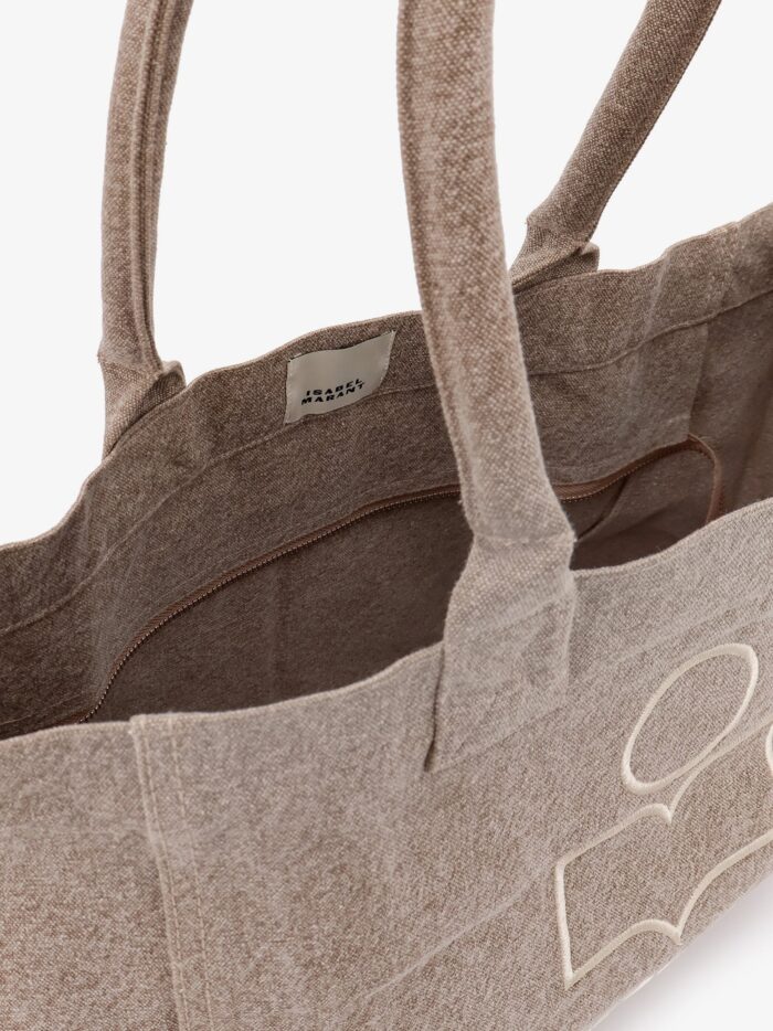 Isabel Marant Yenky Zipped Cotton Shoulder Bag