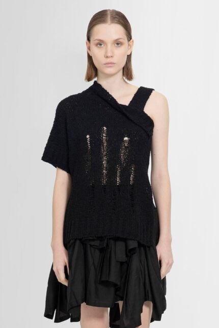 YOHJI YAMAMOTO Asymmetric Sleeve Sweater