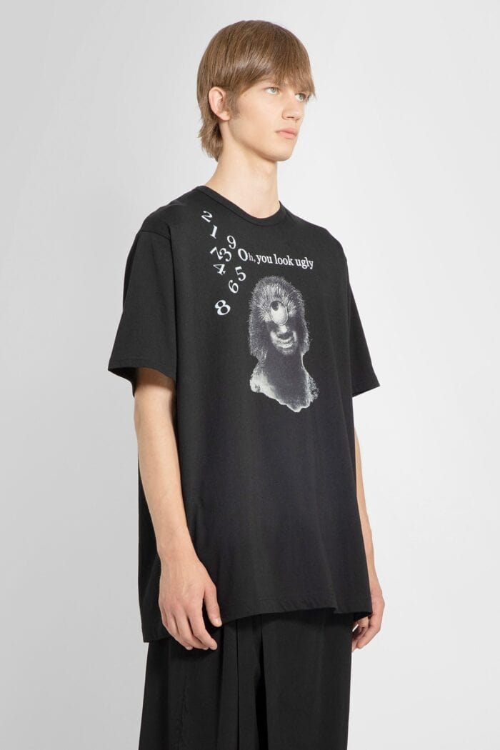 yohji yamamoto graphic short sleeve tee YOHJI YAMAMOTO Graphic Short Sleeve Tee