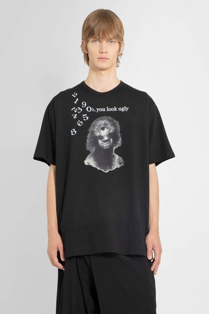 yohji yamamoto graphic short sleeve tee YOHJI YAMAMOTO Graphic Short Sleeve Tee