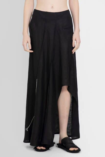 YOHJI YAMAMOTO R Round Hem Skirt