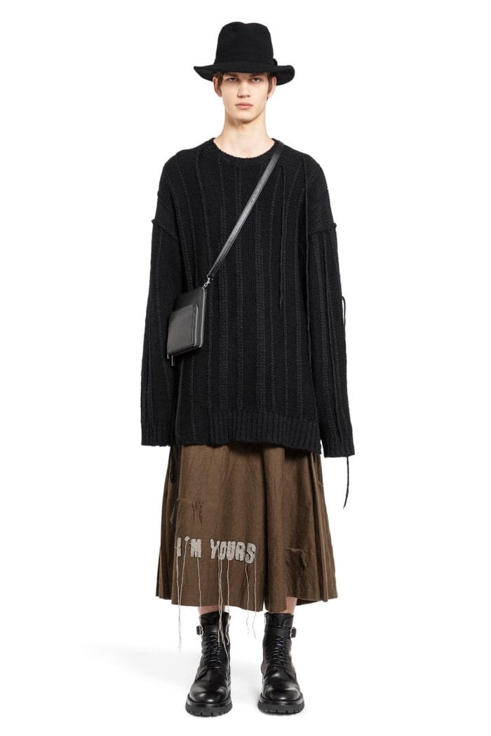 YOHJI YAMAMOTO String Switching Sweater