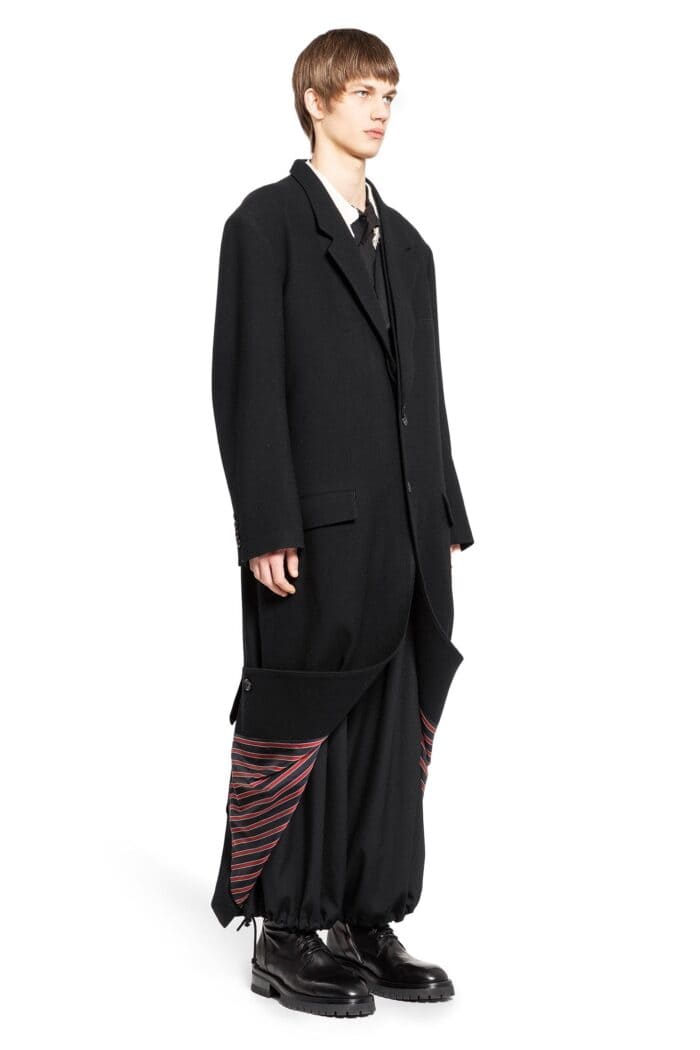 YOHJI YAMAMOTO W-Spare Collar Coat