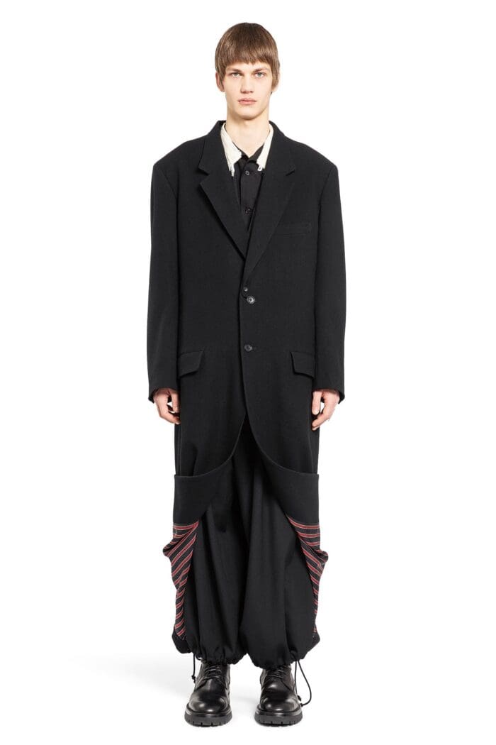 YOHJI YAMAMOTO W-Spare Collar Coat