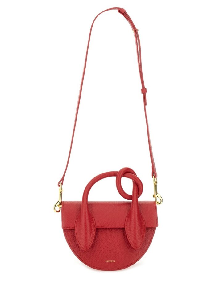 YUZEFI LEATHER "PRETZEL" BAG