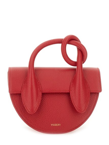 YUZEFI LEATHER "PRETZEL" BAG