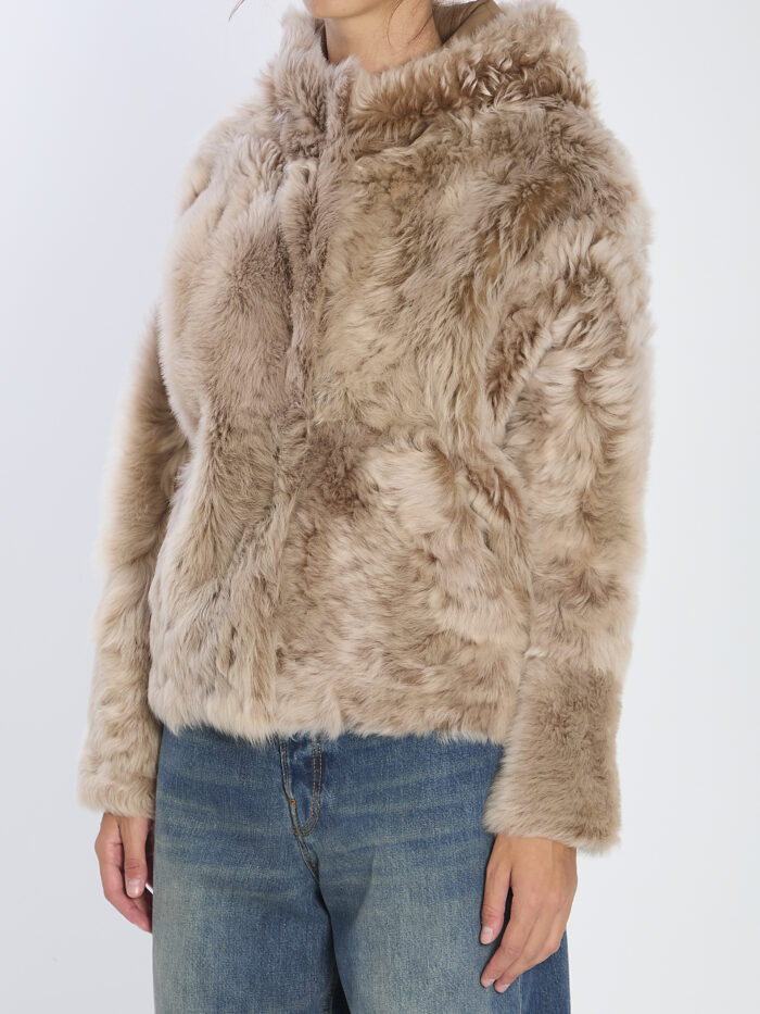 Yves Salomon Lamb fur jacket