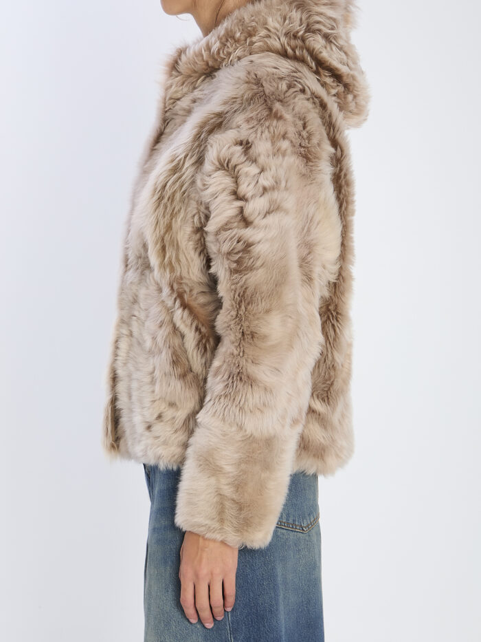 Yves Salomon Lamb fur jacket