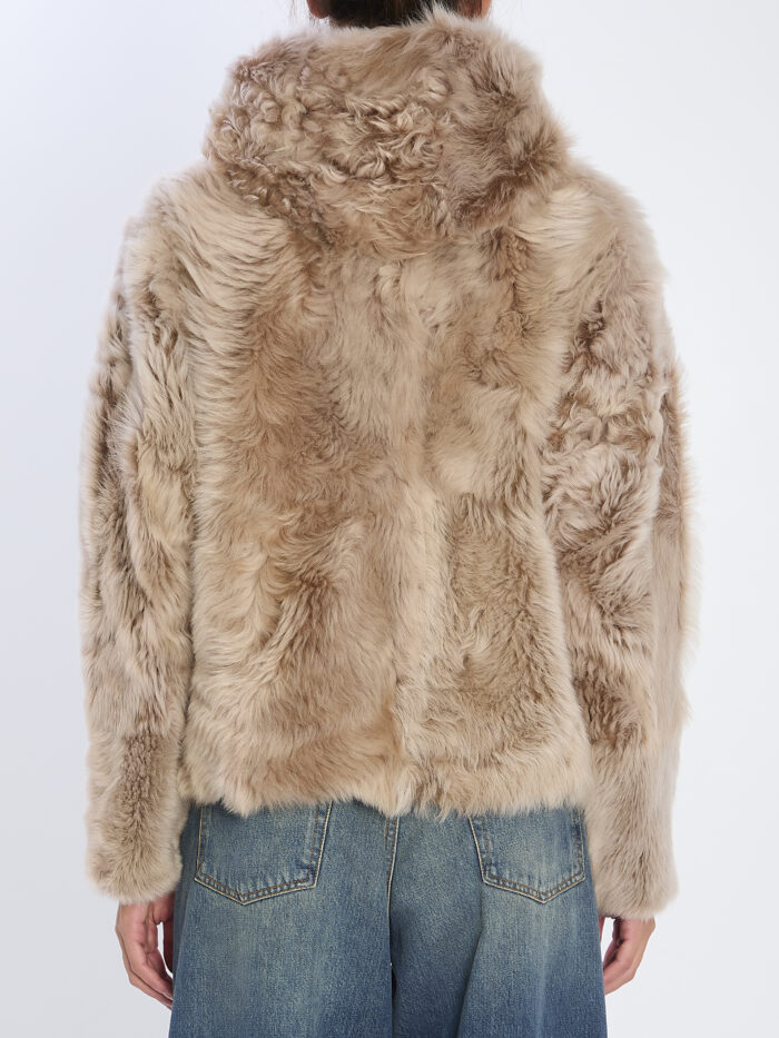 Yves Salomon Lamb fur jacket
