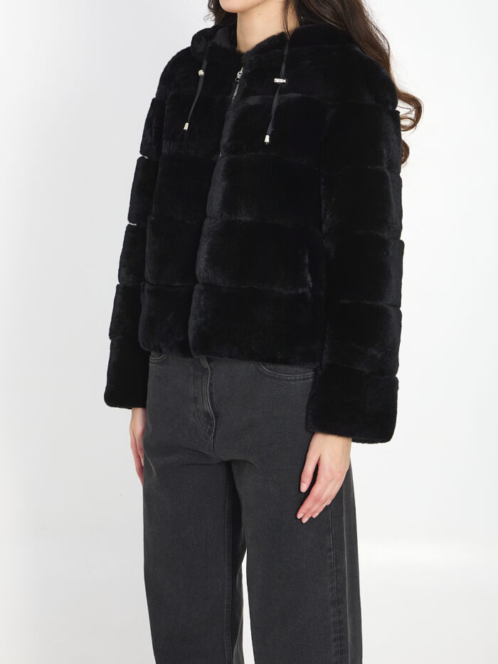 Yves Salomon Reversible green fur