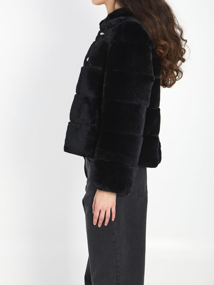 Yves Salomon Reversible green fur