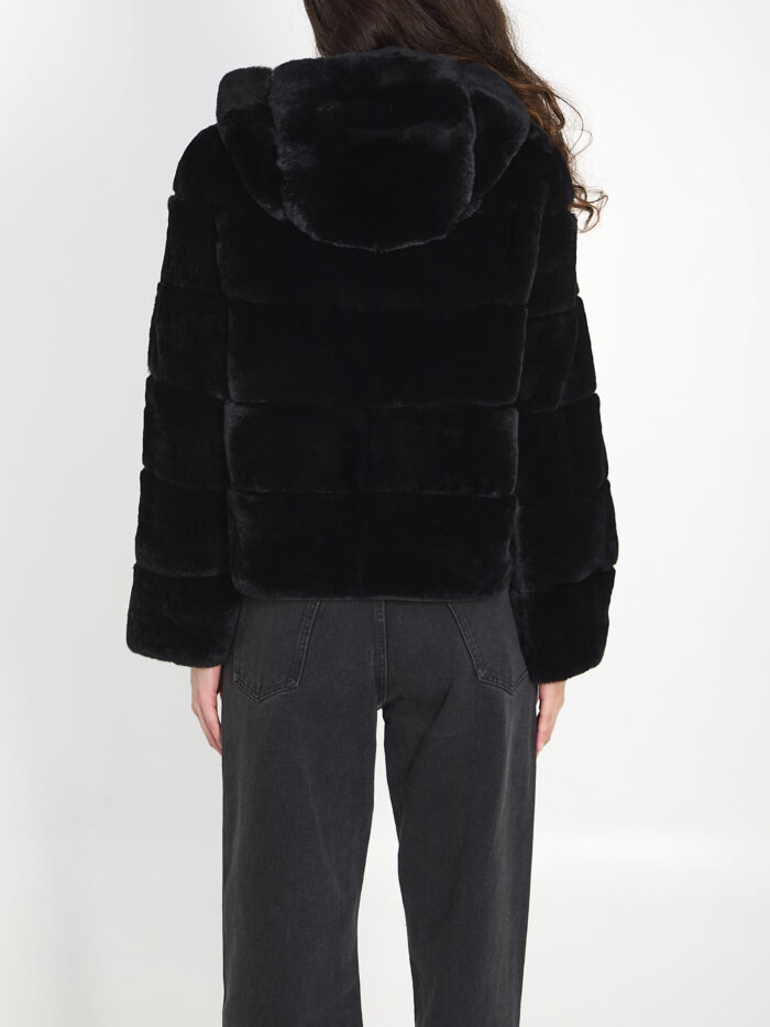 Yves Salomon Reversible green fur