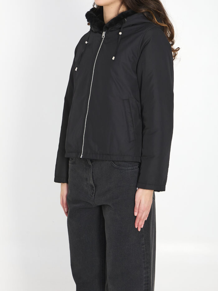 Yves Salomon Reversible green fur