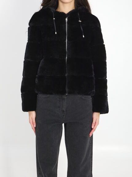 Yves Salomon Reversible green fur