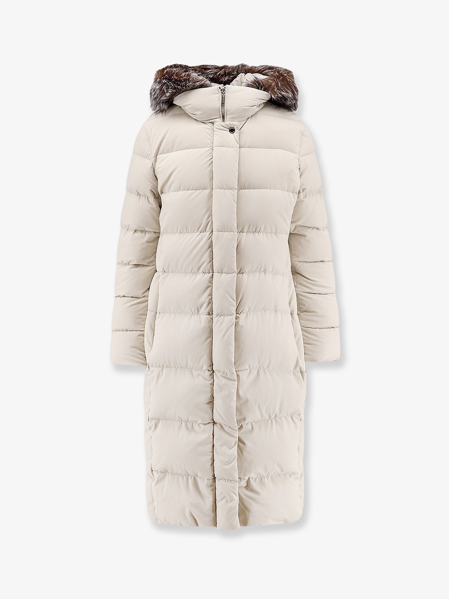 Moorer Zagar-Kn Water-repellent Stretch Fabric Long Down Coat