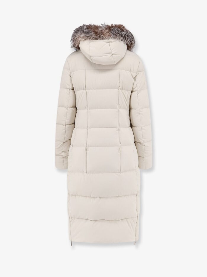 Moorer Zagar-Kn Water-repellent Stretch Fabric Long Down Coat