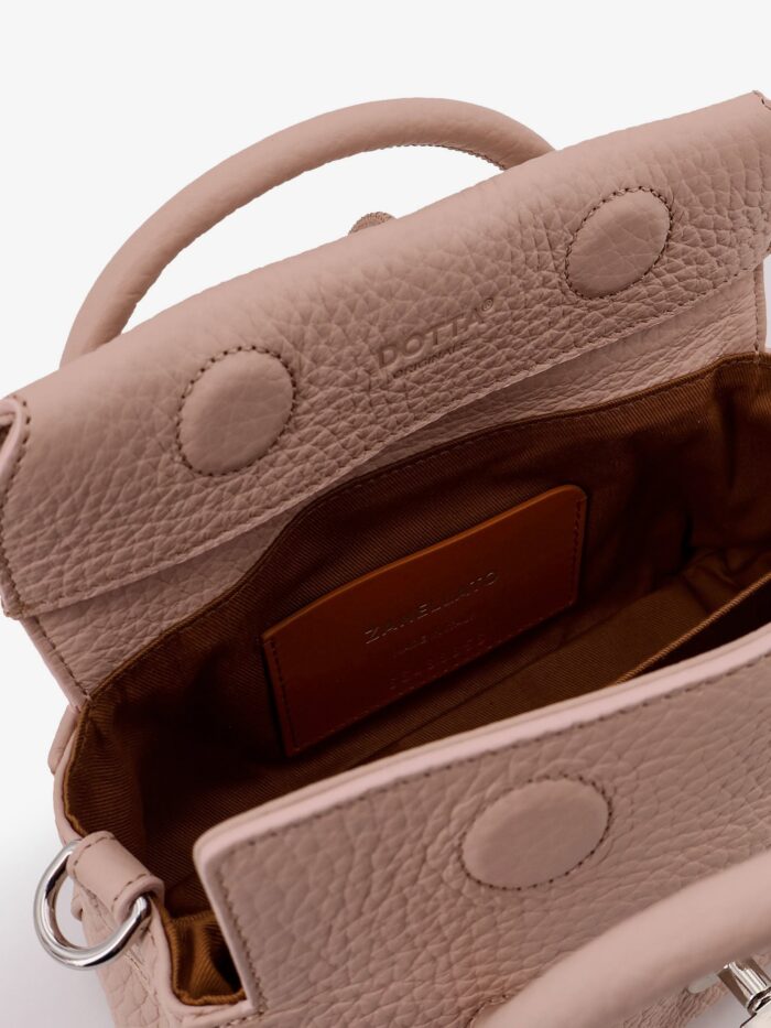 ZANELLATO Dotta Hammered Leather Crossbody Bag