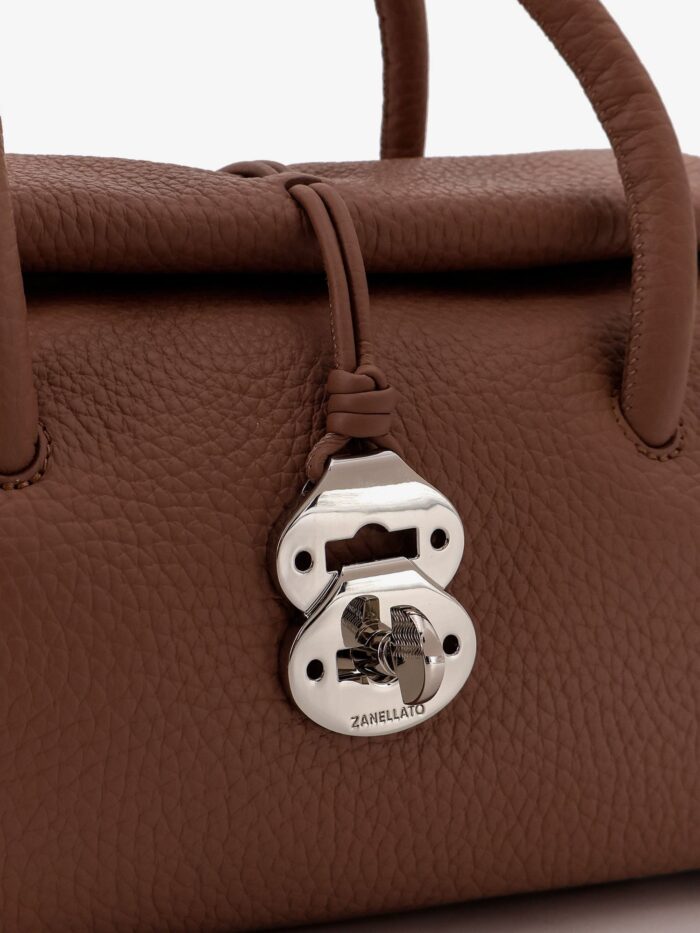 ZANELLATO Dotta® Small Hammered Leather Crossbody Bag