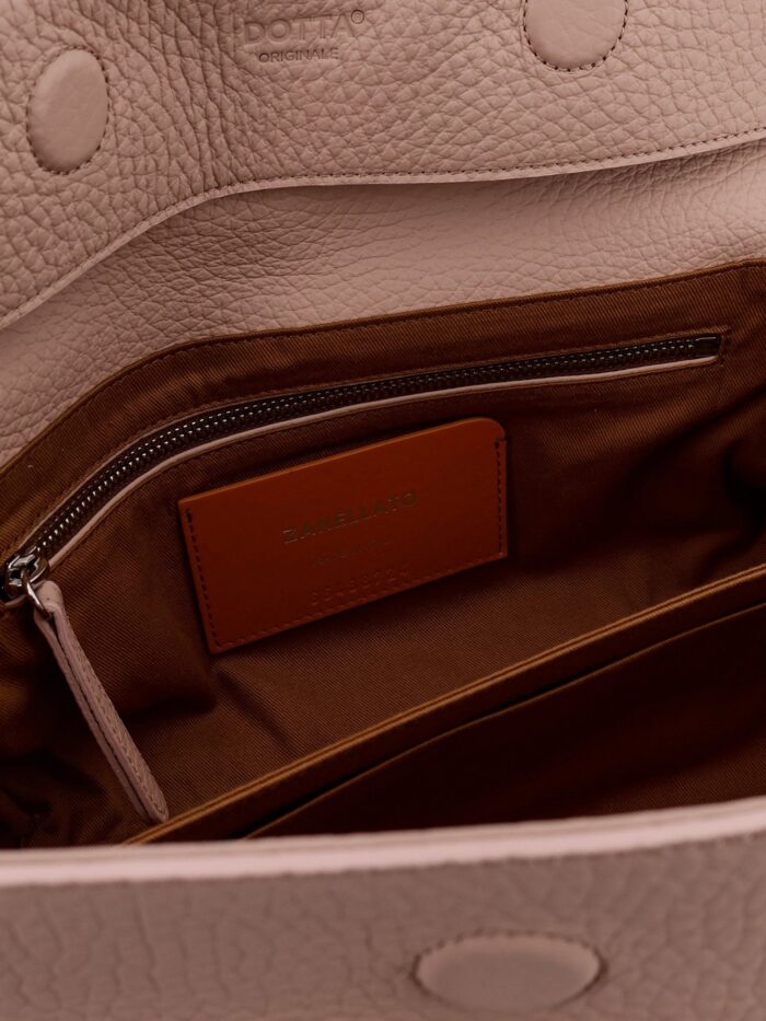 ZANELLATO Hammered Leather Dotta® Small Crossbody Bag