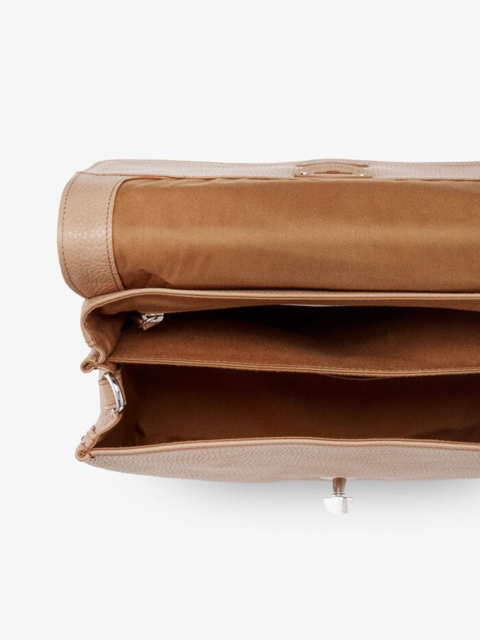 ZANELLATO Hammered Leather Postina Daily Crossbody Bag