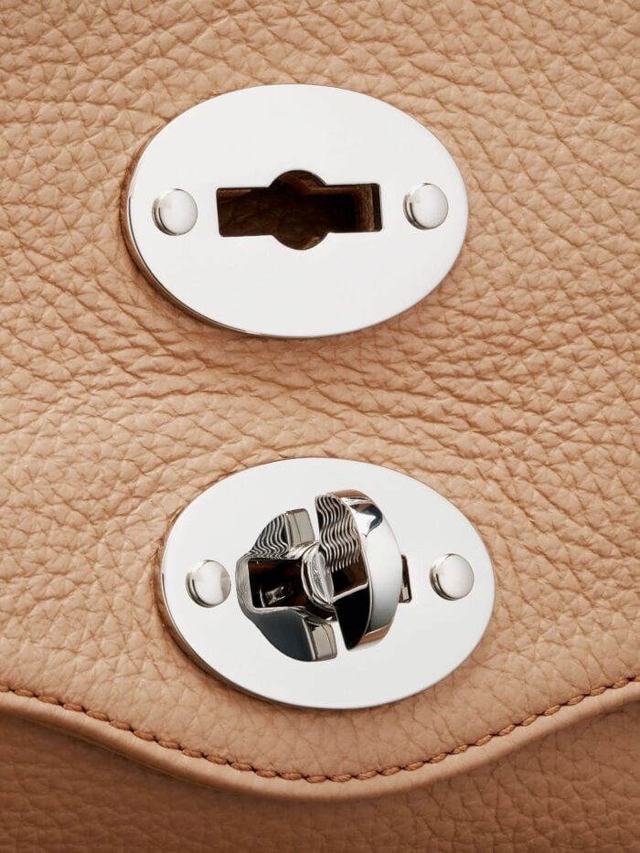 ZANELLATO Hammered Leather Postina Daily Crossbody Bag