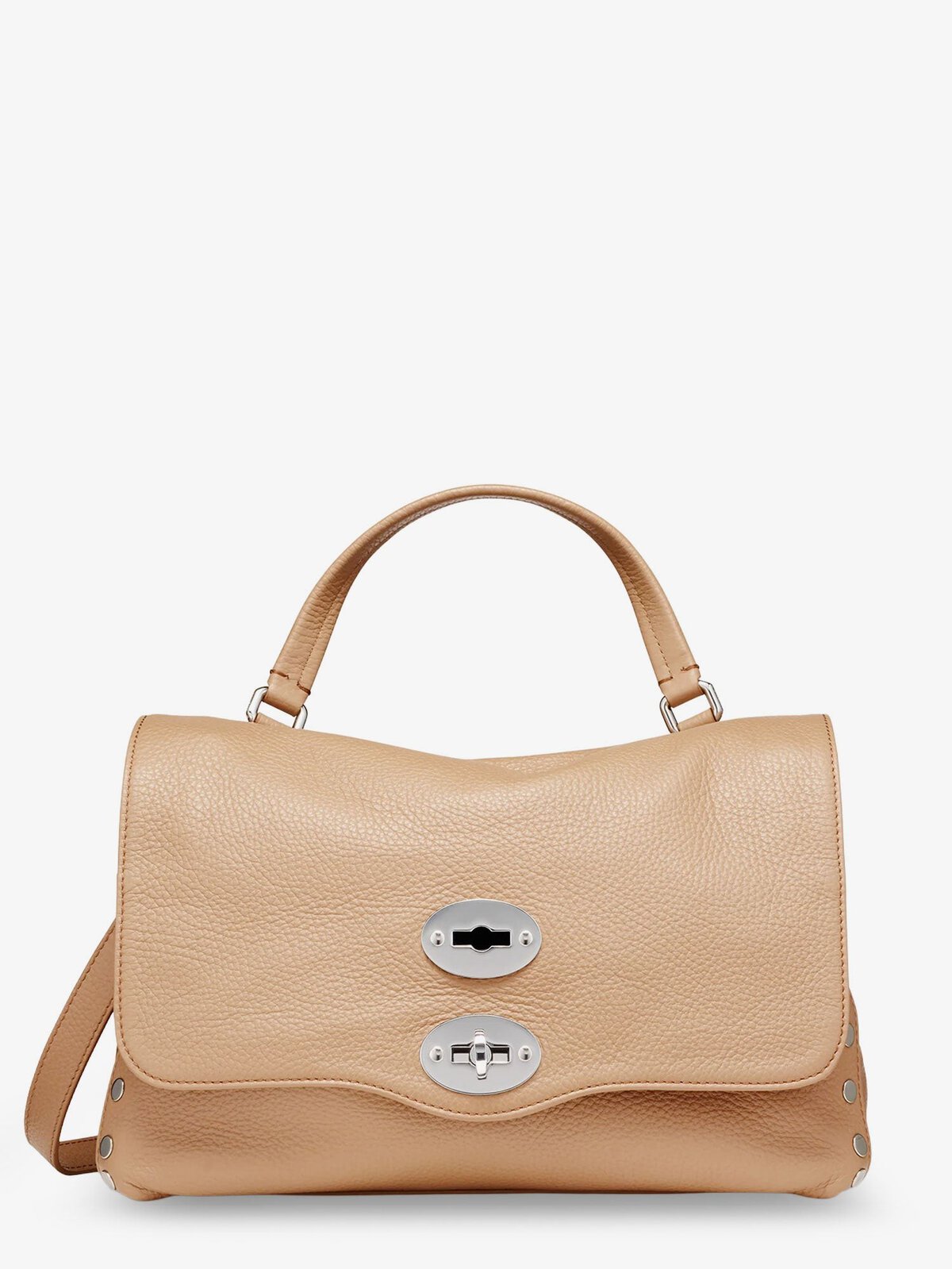 ZANELLATO Hammered Leather Postina Daily Crossbody Bag