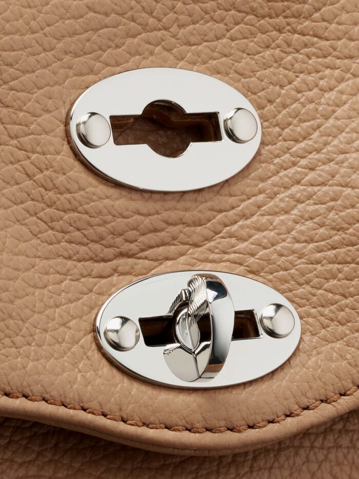 ZANELLATO Postina Daily Baby Hammered Leather Crossbody Bag