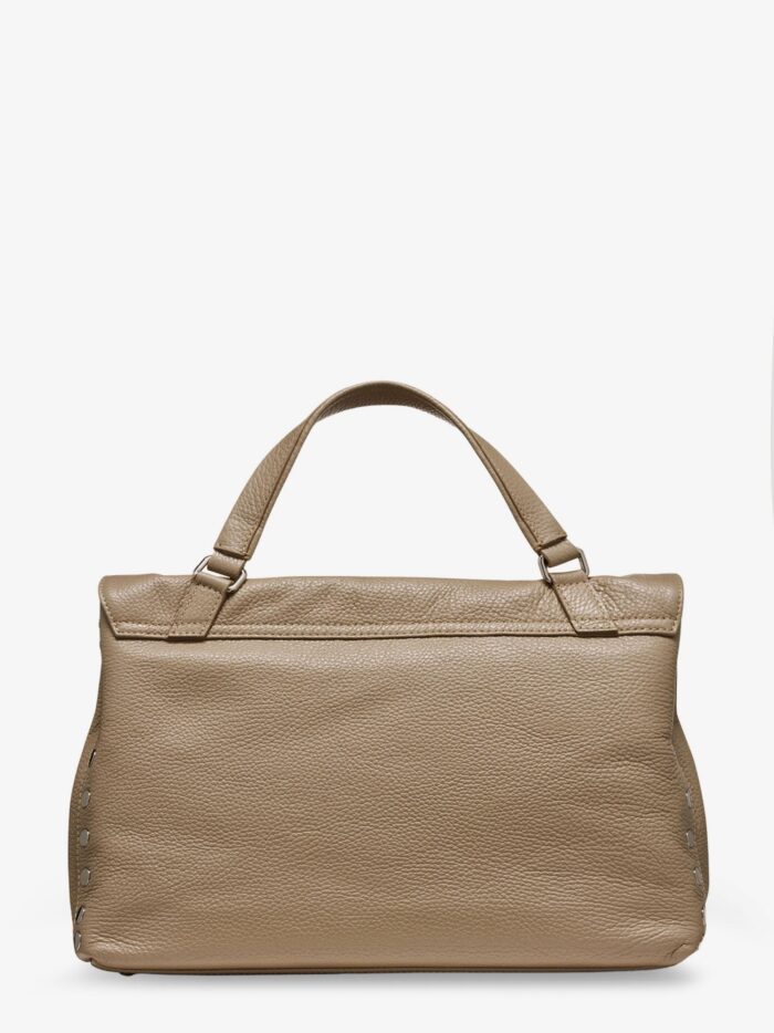 ZANELLATO Postina M Leather Crossbody Bag With Double Shoulder Strap