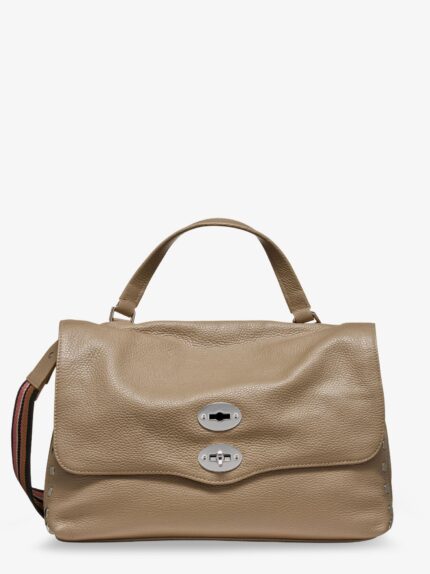 ZANELLATO Postina M Leather Crossbody Bag With Double Shoulder Strap