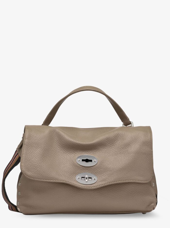 ZANELLATO Postina S Leather Crossbody Bag With Double Shoulder Strap