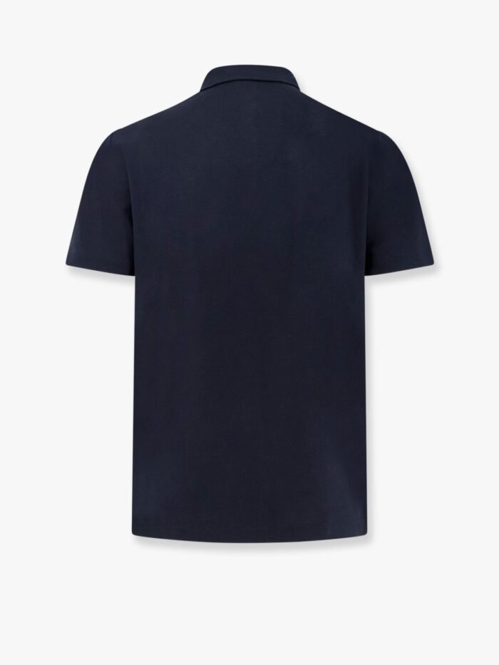 Zanone Icecotton Polo Shirt With Lateral Slits
