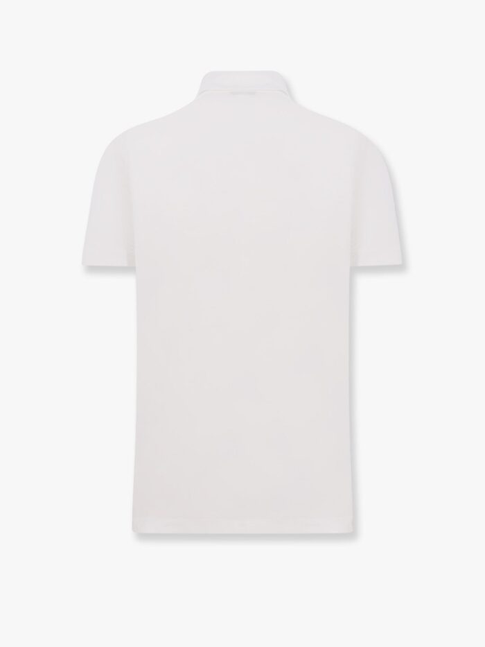 Zanone Icecotton Polo Shirt With Lateral Slits