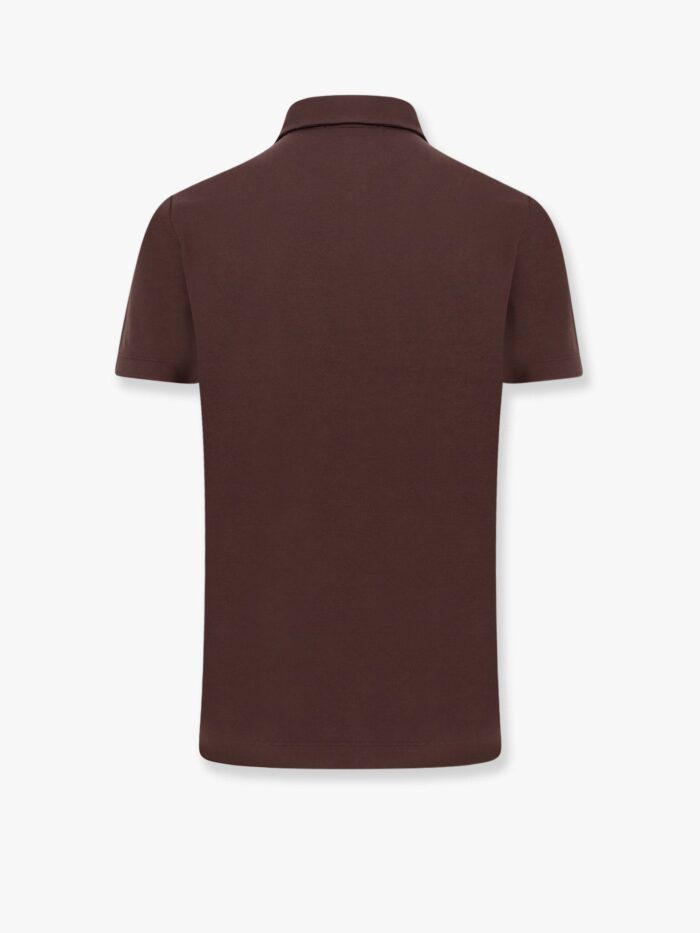 Zanone Icecotton Polo Shirt With Lateral Slits
