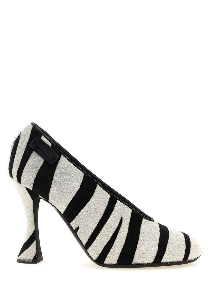 moschino zebra pony pumps Moschino Zebra Pony Pumps
