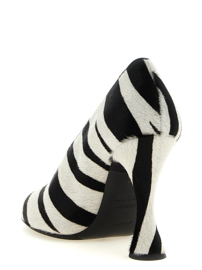 Moschino Zebra Pony Pumps