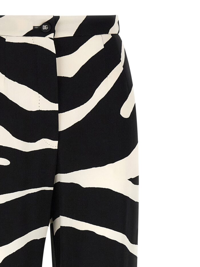 Dolce & Gabbana 'Zebra' Print Palazzo Pants
