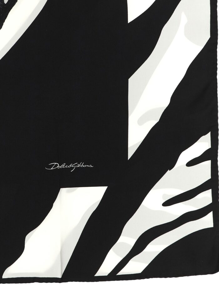 Dolce & Gabbana Zebra Print Scarf