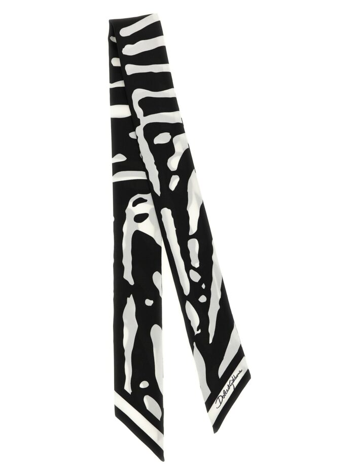 dolce & gabbana zebra print scarf Dolce & Gabbana Zebra Print Scarf